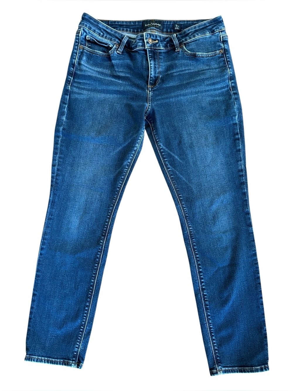Lucky‎ Brand Lolita Skinny Blue Ankle Cheville Jean Size 12